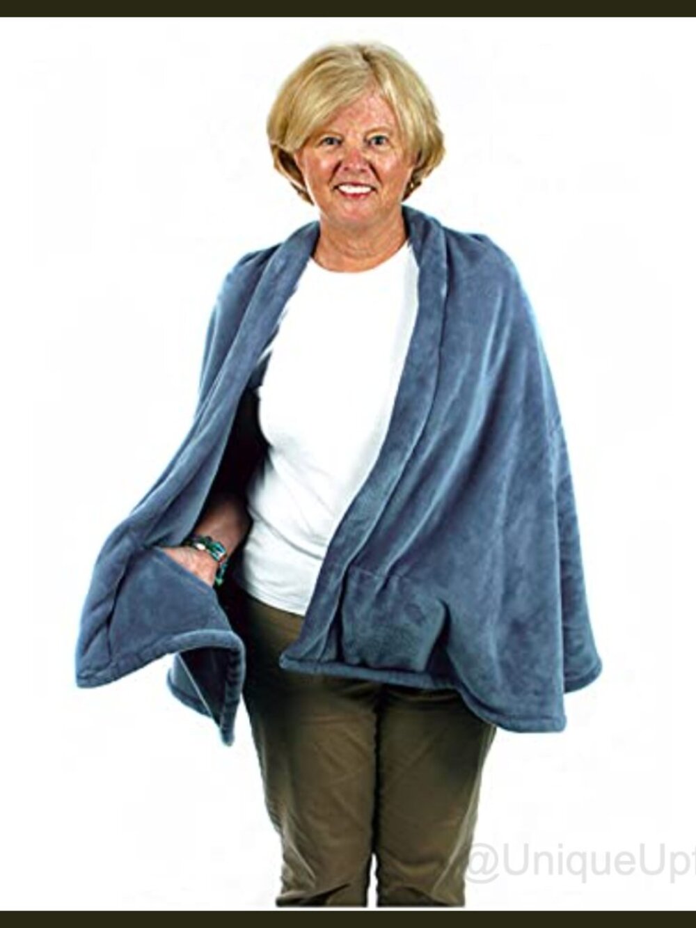 Fleece Cape Poncho Sleeveless Lightweight Warm Wrap Women's
